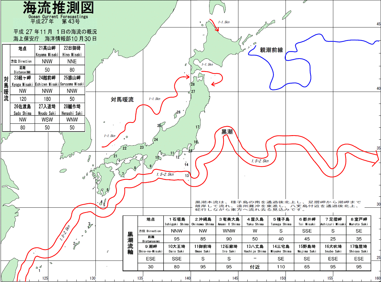 海流推測図