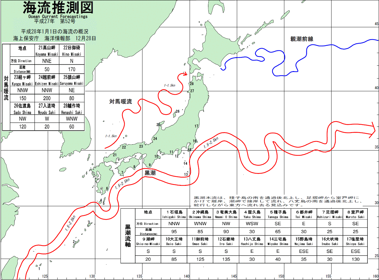 海流推測図