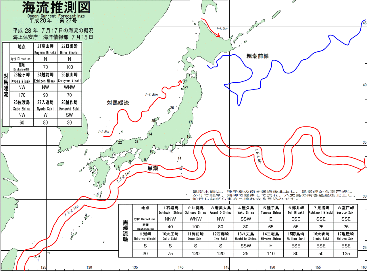 海流推測図