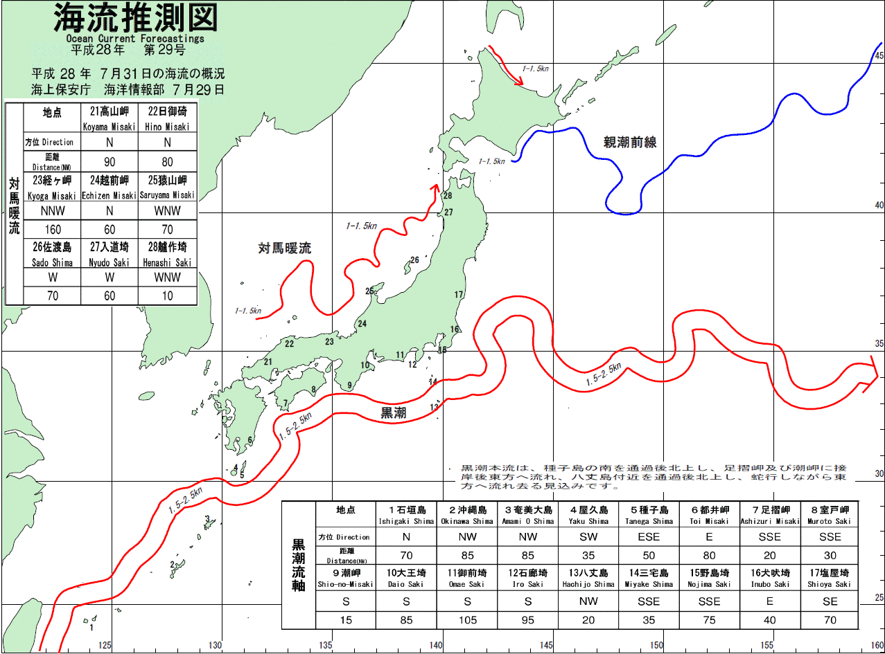 海流推測図