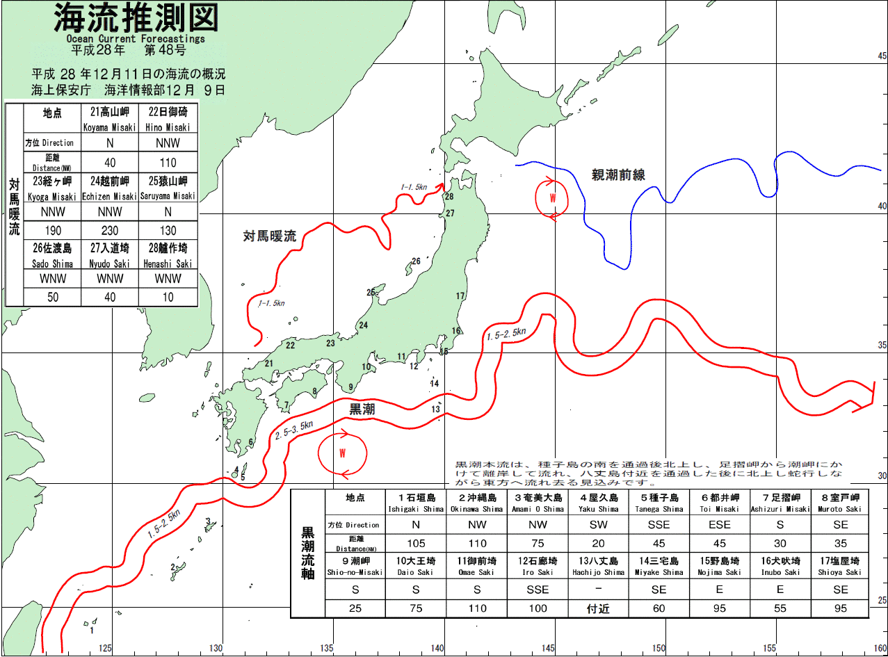 海流推測図