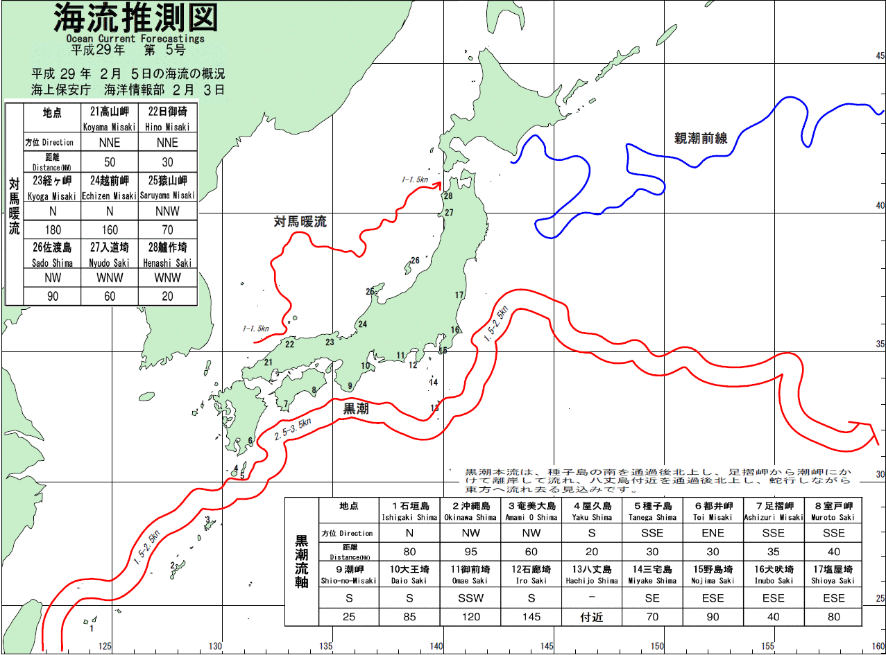 海流推測図