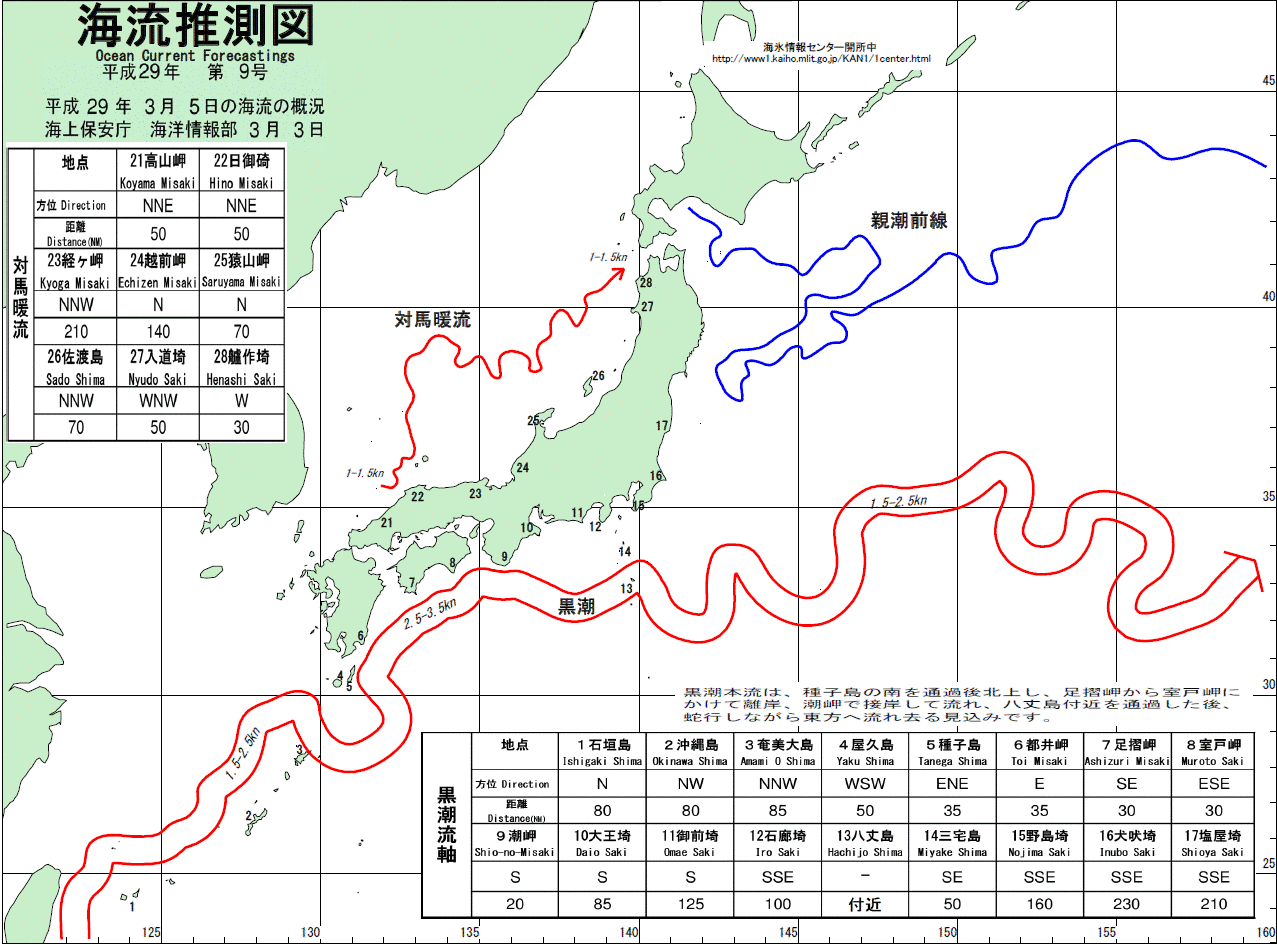 海流推測図