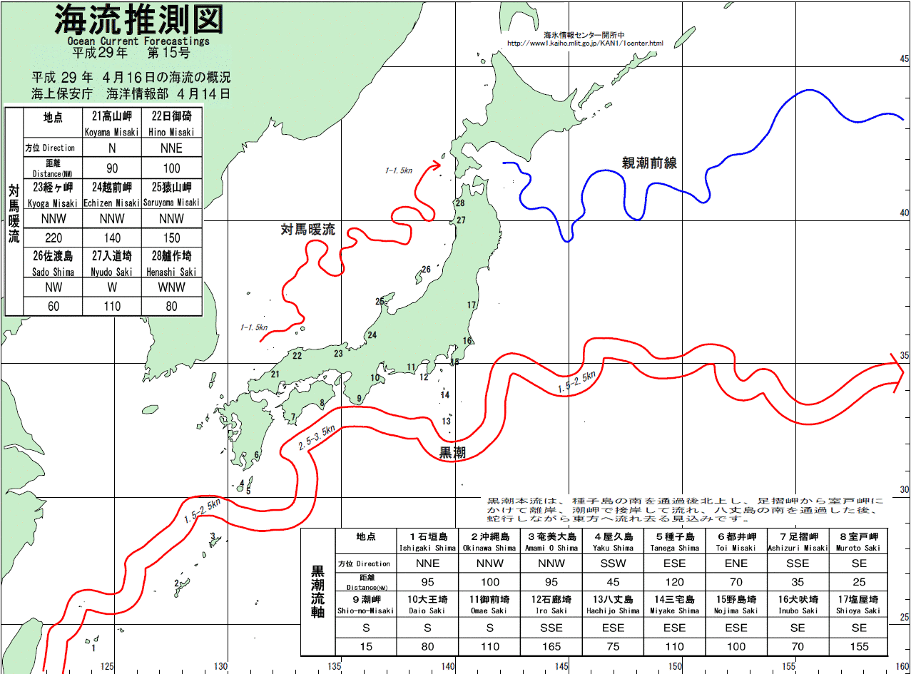 海流推測図