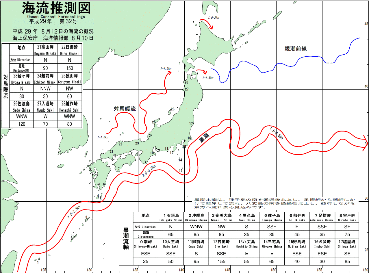 海流推測図