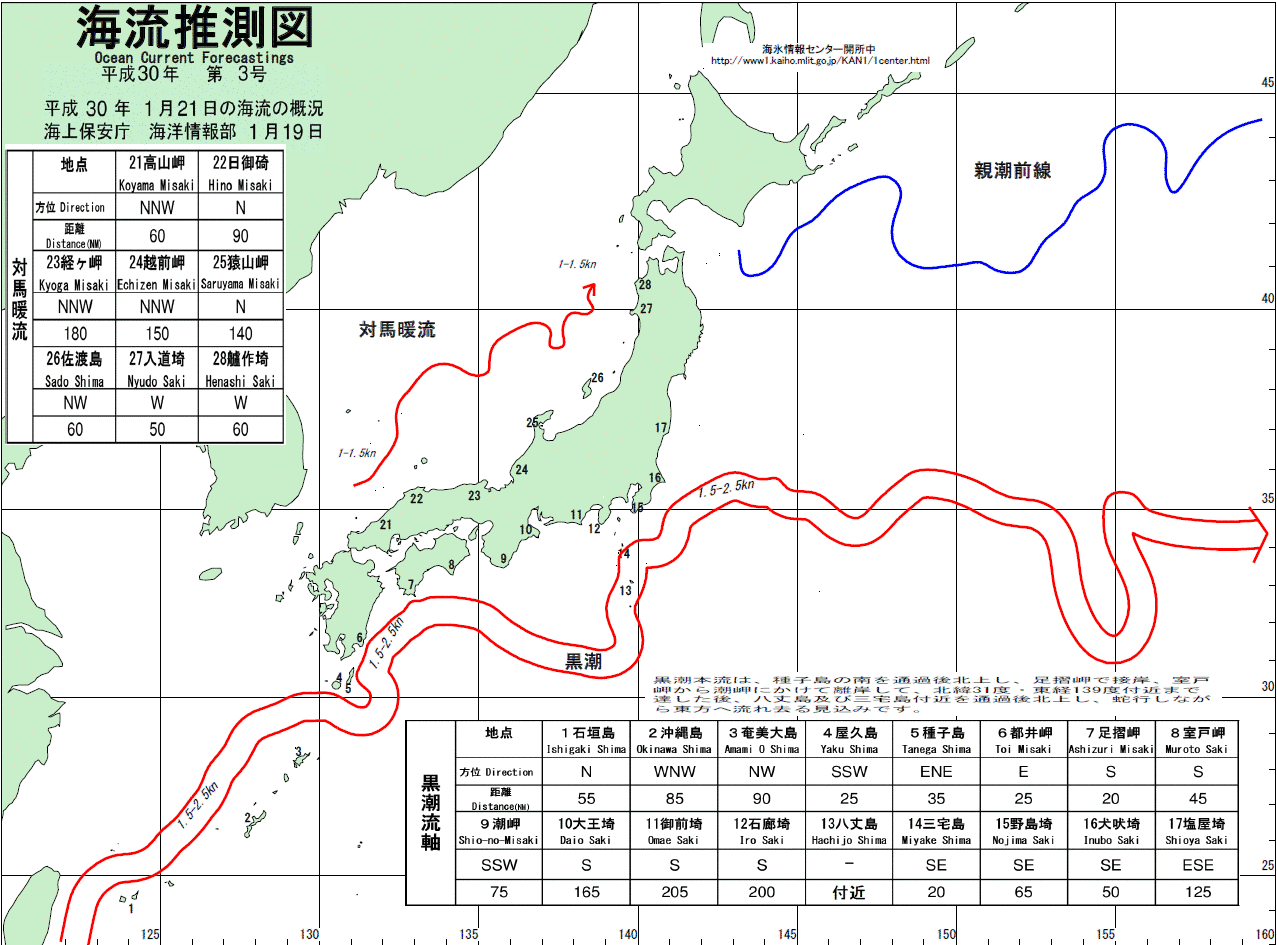 海流推測図