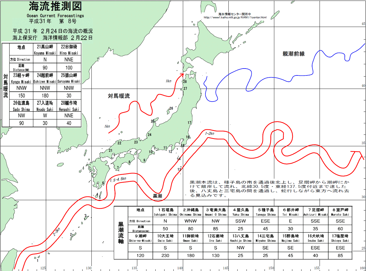 海流推測図