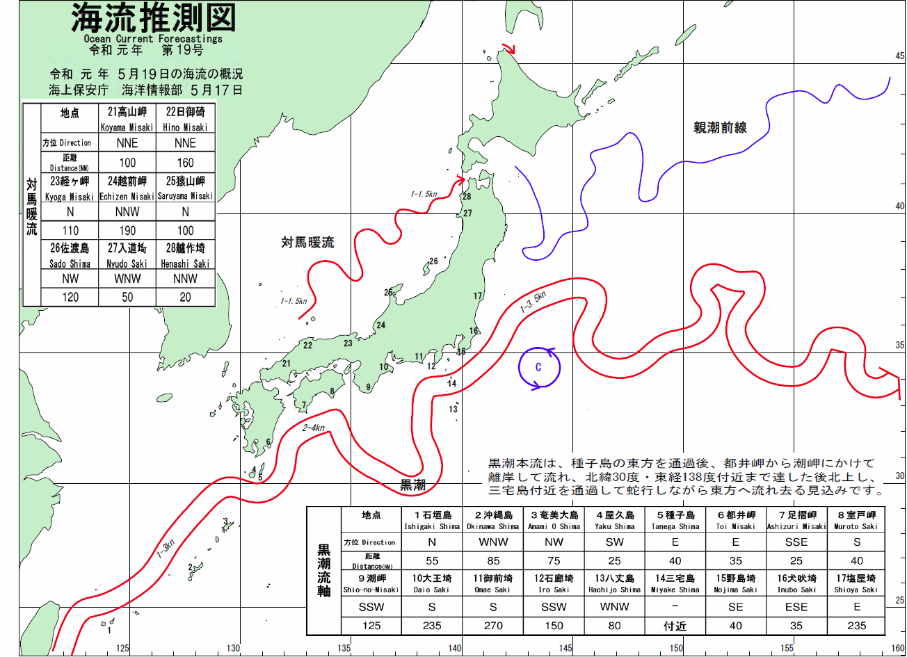 海流推測図