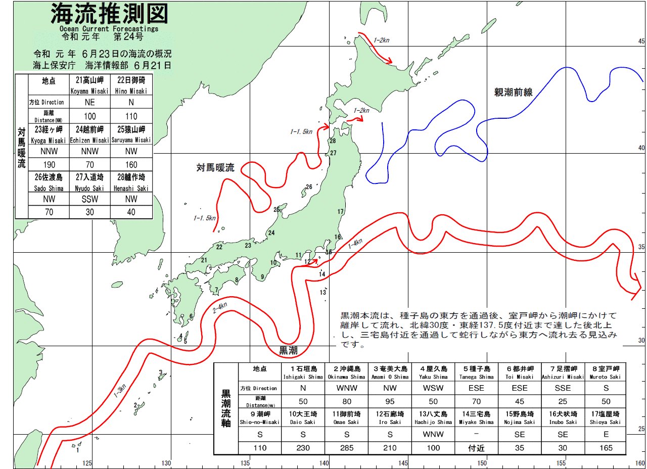 海流推測図