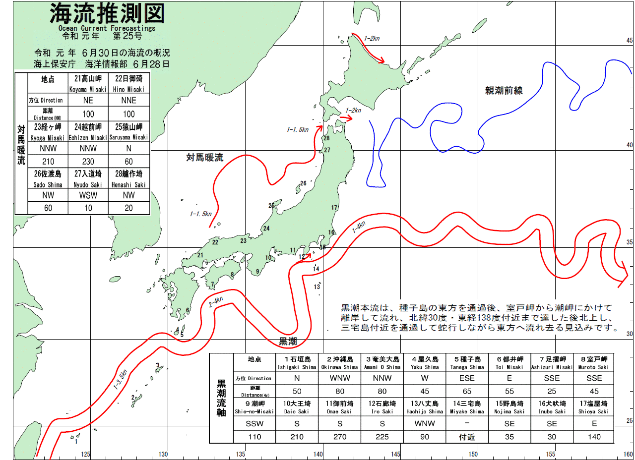 海流推測図