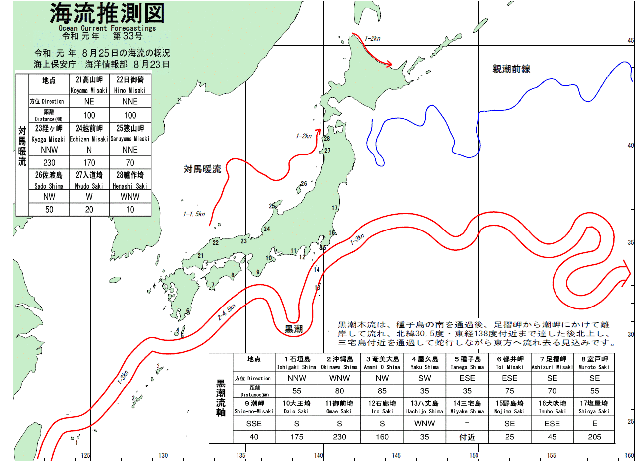 海流推測図