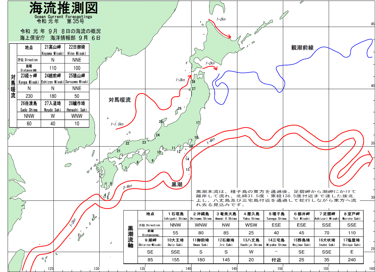 海流推測図