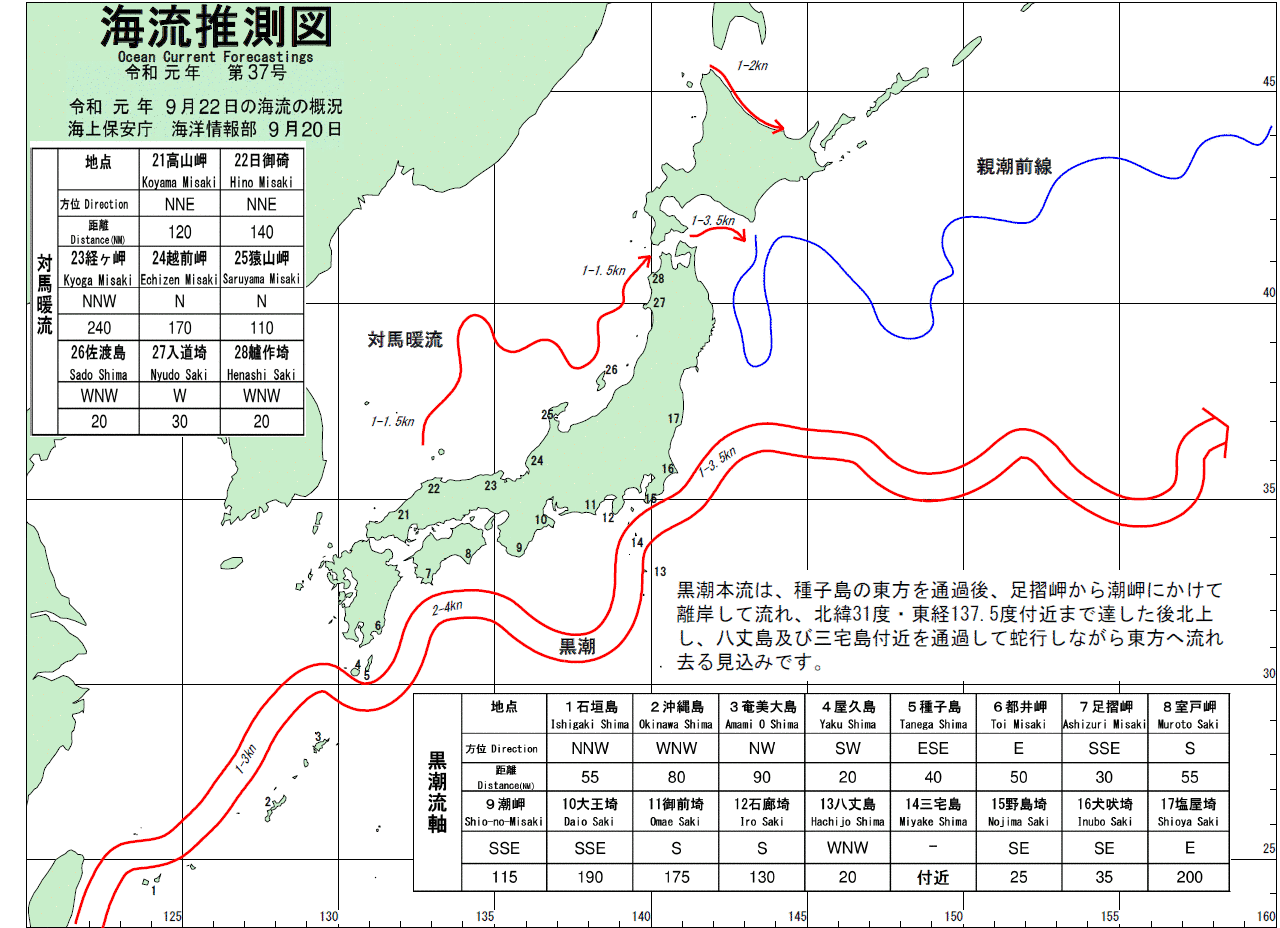 海流推測図