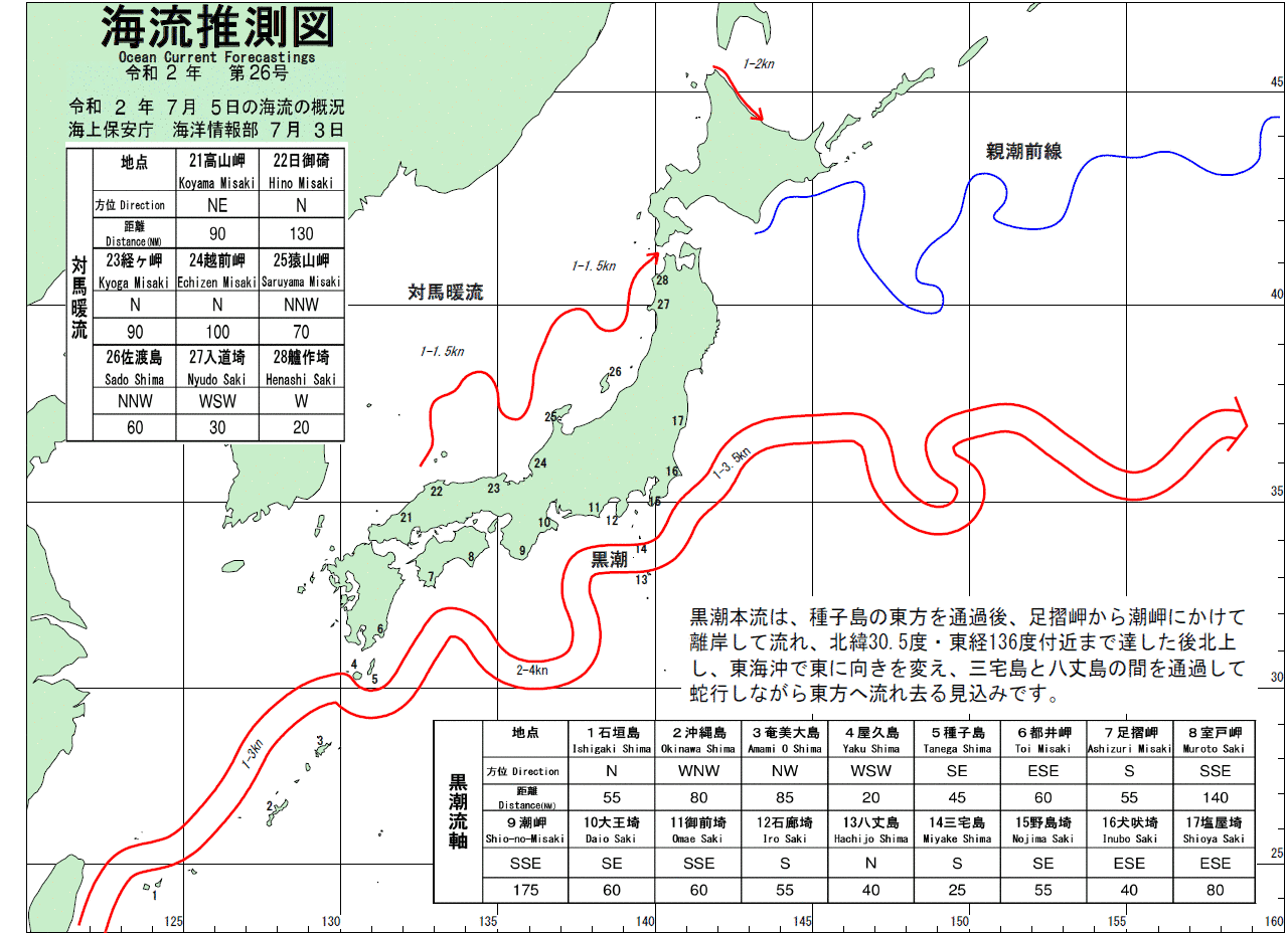 海流推測図