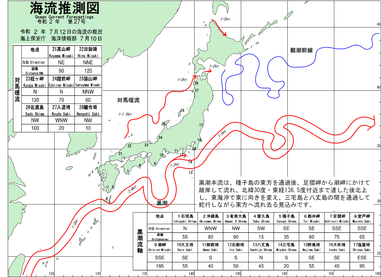 海流推測図