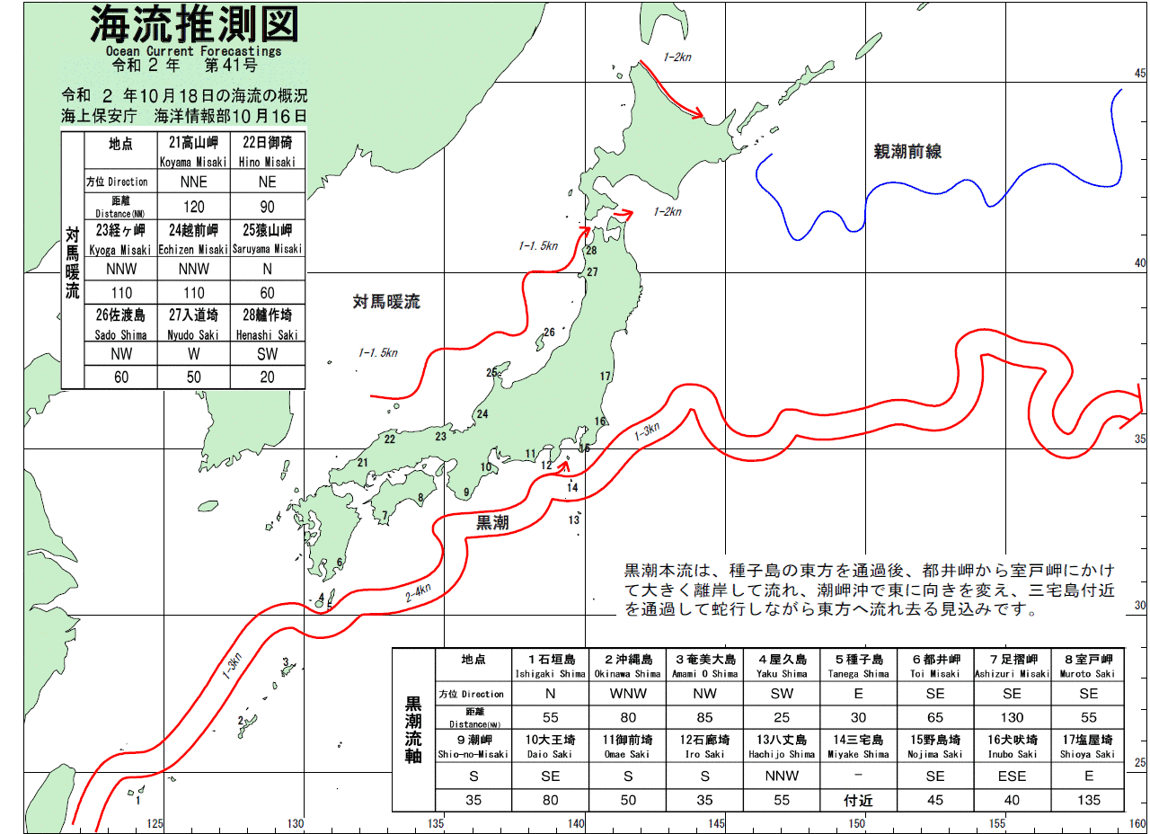 海流推測図