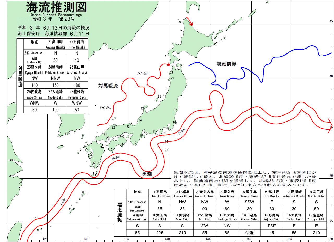 海流推測図