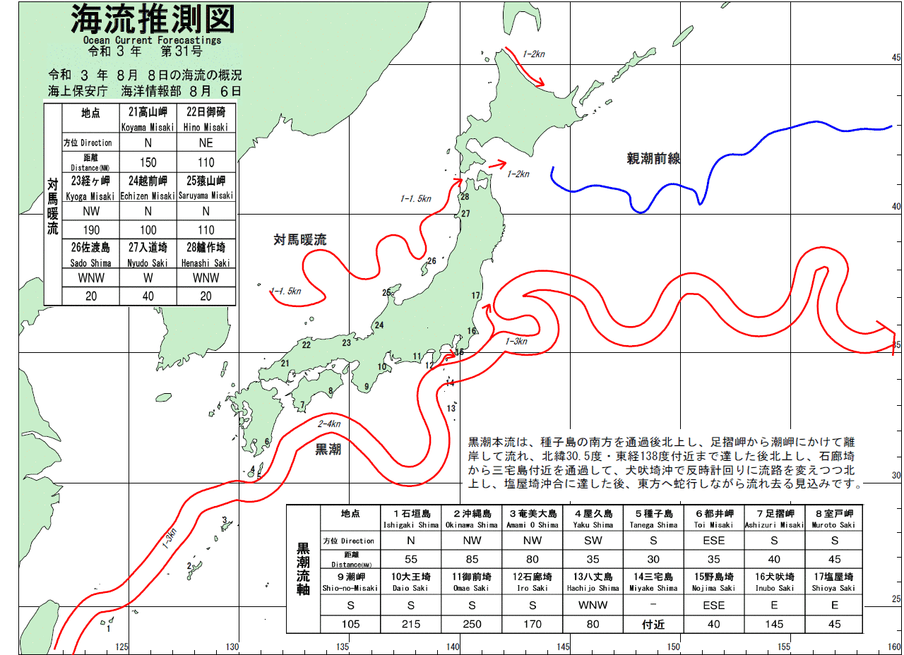 海流推測図