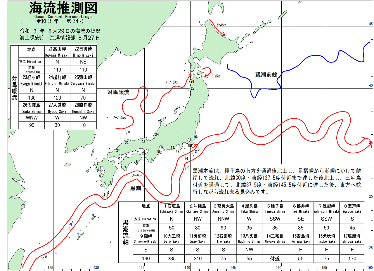 海流推測図