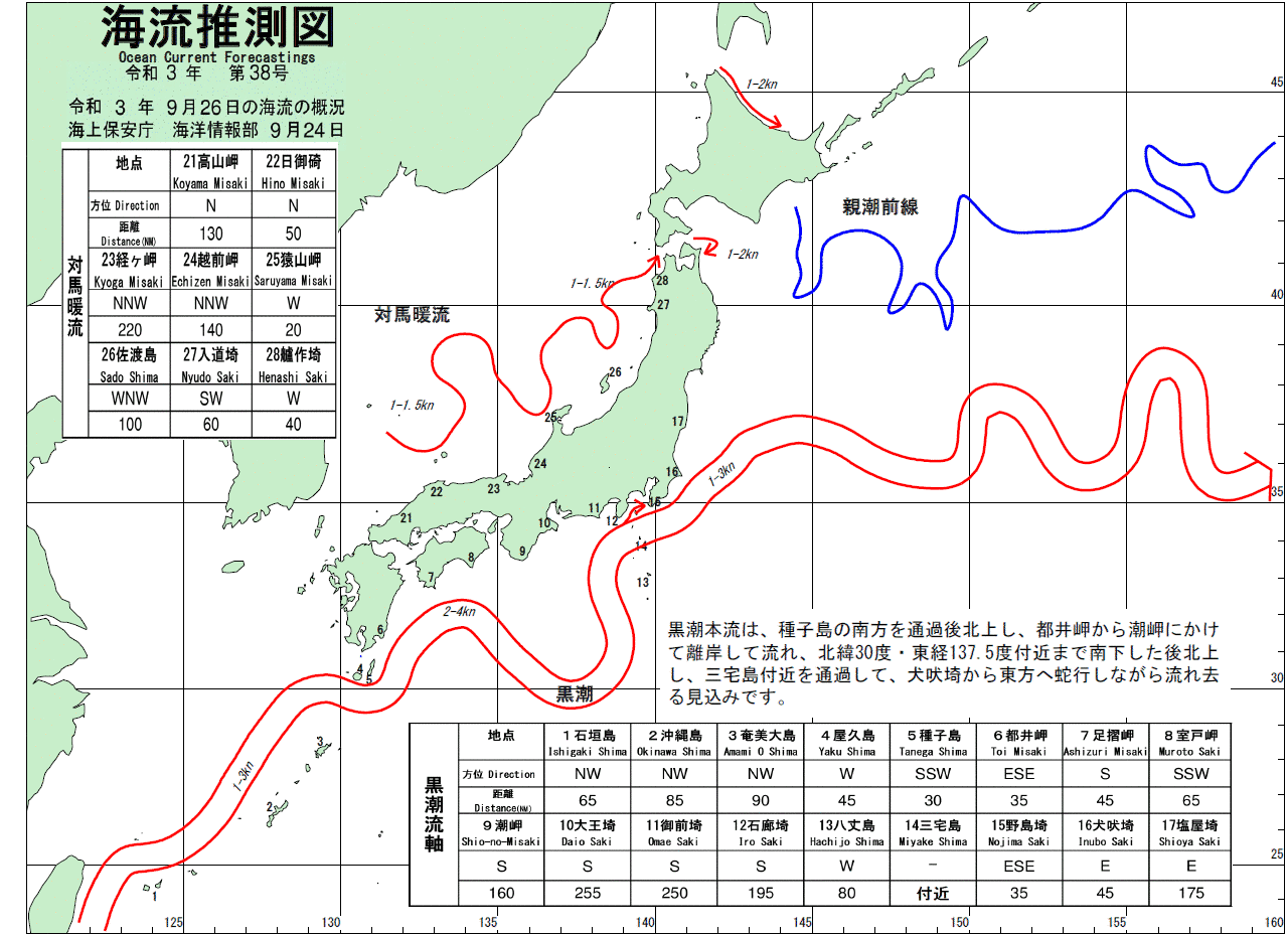 海流推測図