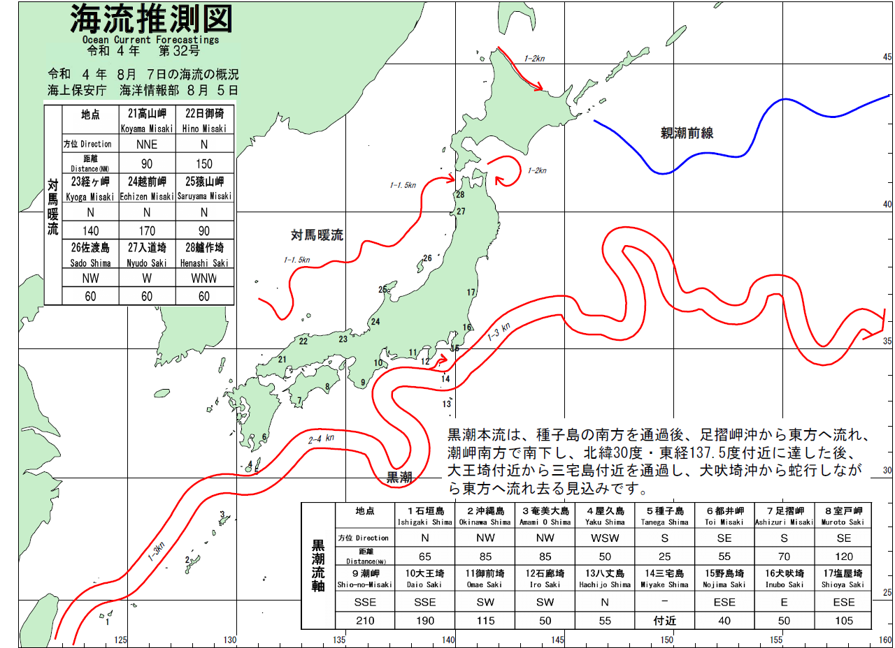 海流推測図