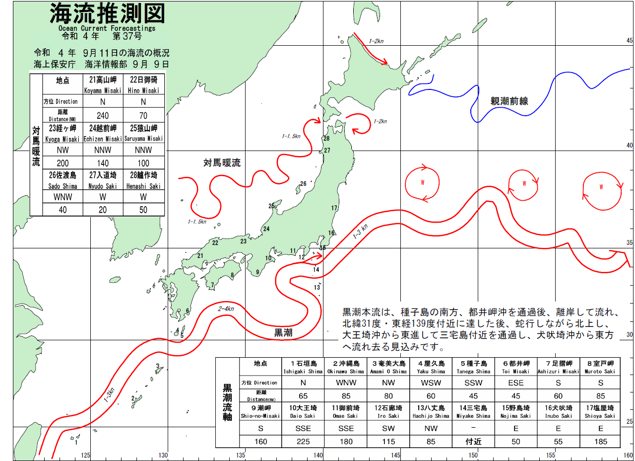 海流推測図