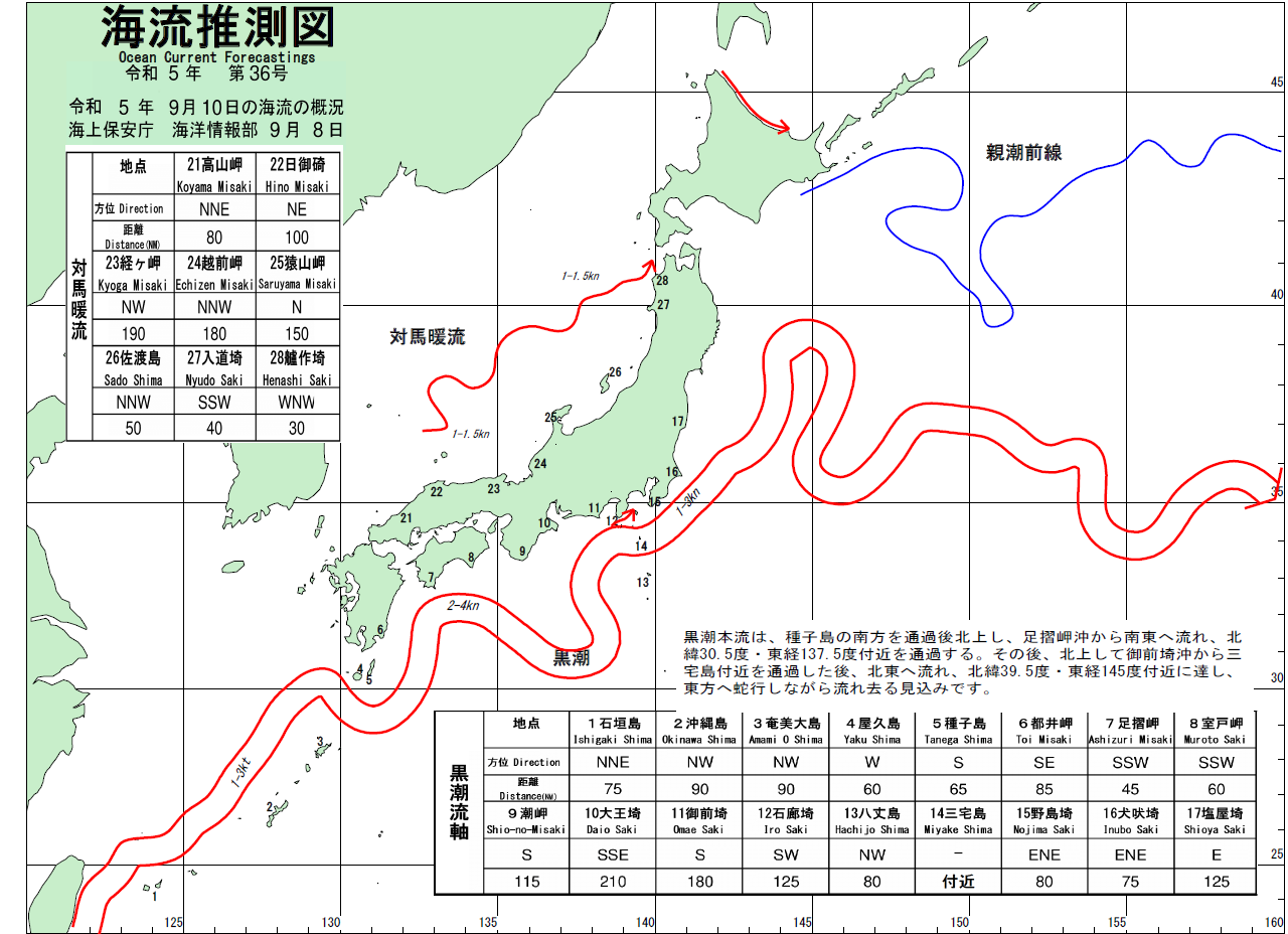 海流推測図