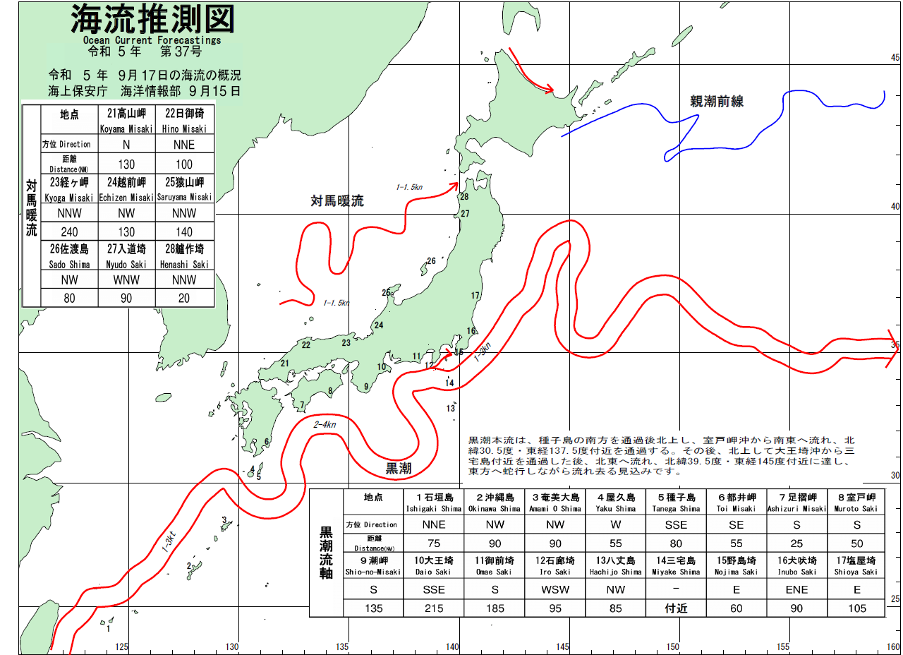 海流推測図