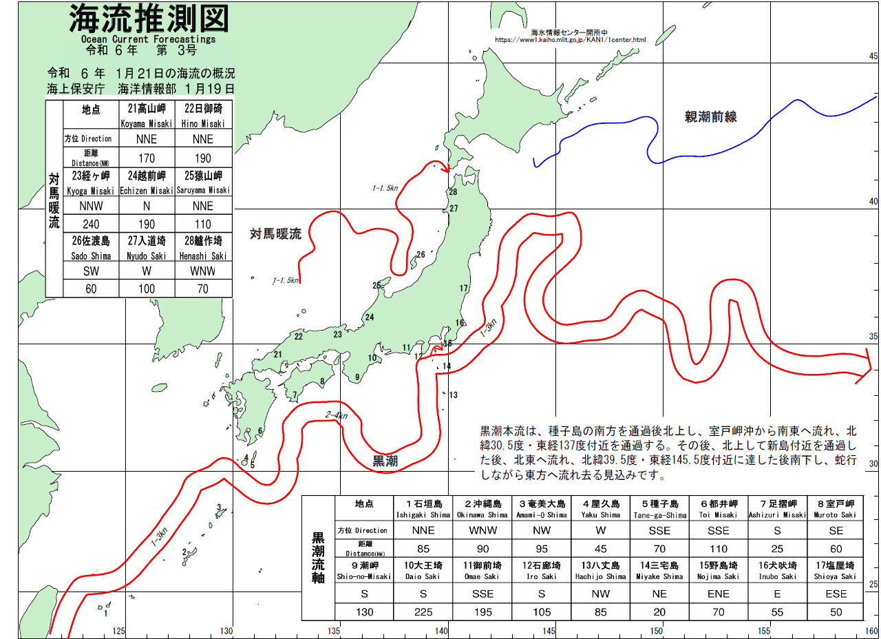 海流推測図