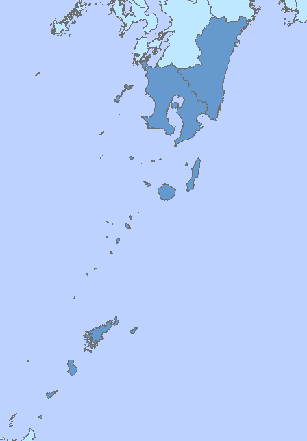 宮崎県～鹿児島県の太平洋沿岸